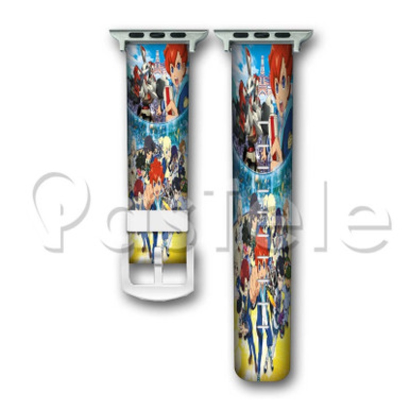 Little Battlers e Xperience Wars Characters Custom Personaliez Apple Watch Band 38mm 40mm 42mm 44mm Leather PU