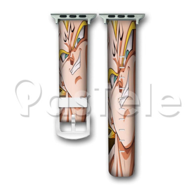 Majin Vegeta Dragon Ball Z Custom Personaliez Apple Watch Band 38mm 40mm 42mm 44mm Leather