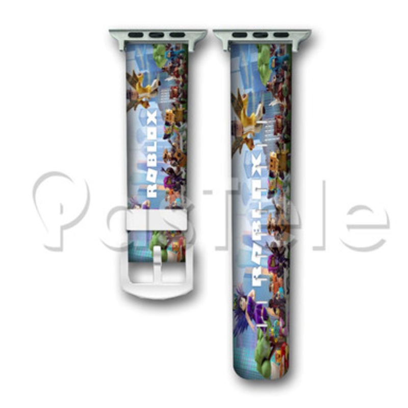 Roblox 2 2 Custom Personaliez Apple Watch Band 38mm 40mm 42mm 44mm Leather