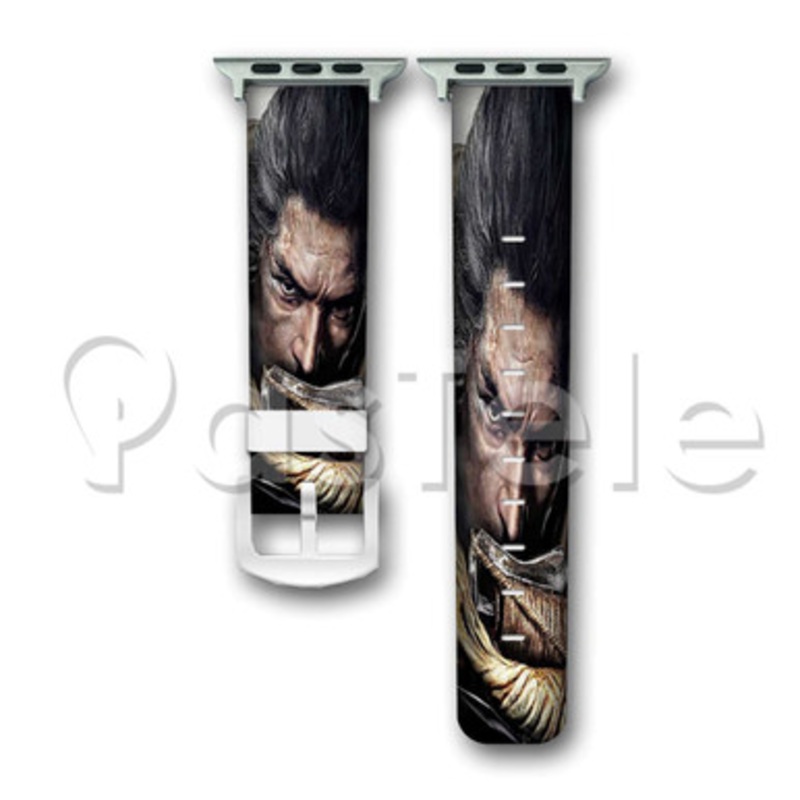 Sekiro Custom Personaliez Apple Watch Band 38mm 40mm 42mm 44mm Leather