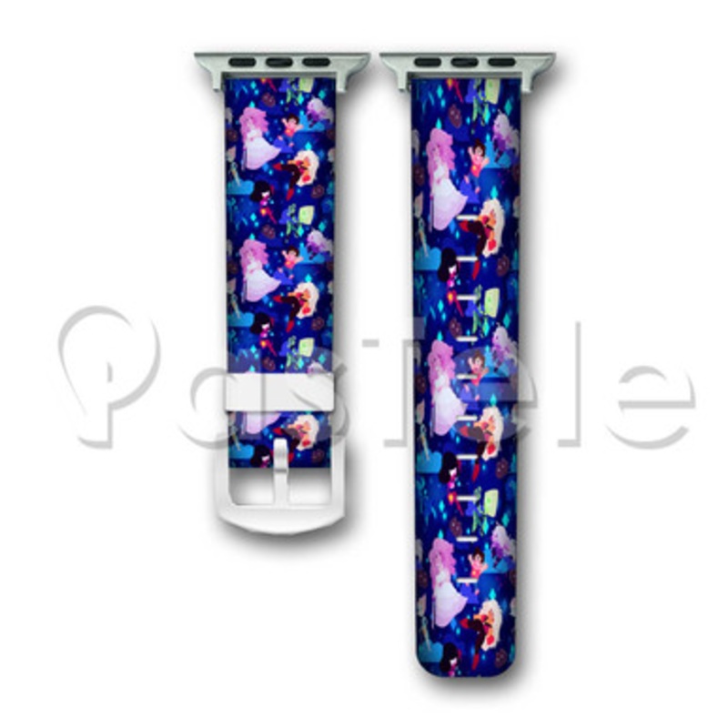 Steven Universe Pattern Custom Personaliez Apple Watch Band 38mm 40mm 42mm 44mm Leather