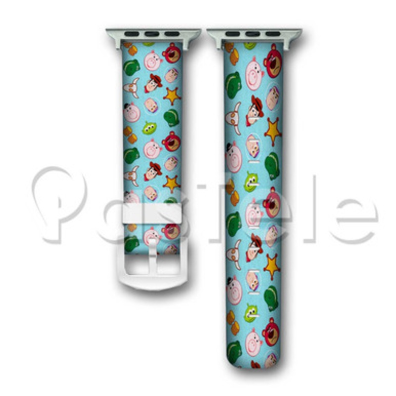 Toy Story Characters Disney Custom Personaliez Apple Watch Band 38mm 40mm 42mm 44mm Leather
