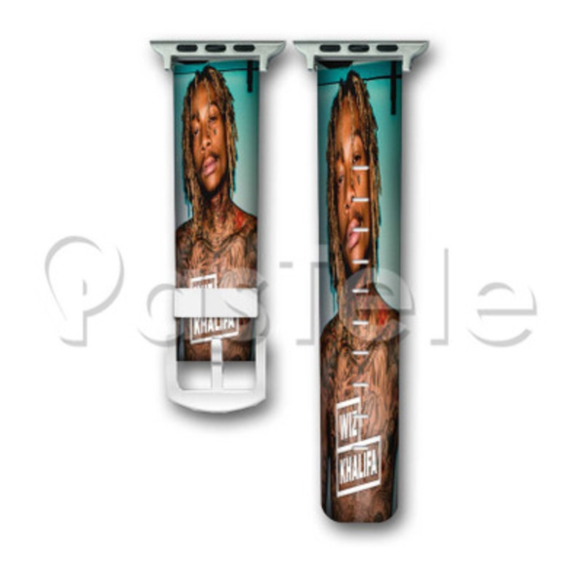 Wiz Khalifa Tattooes Custom Personaliez Apple Watch Band 38mm 40mm 42mm 44mm Leather PU