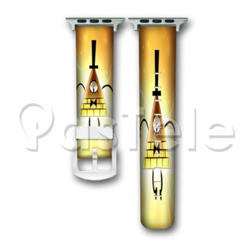 Bill Cipher Gravity Falls Custom Personaliez Apple Watch Band 38mm 40mm 42mm 44mm Leather