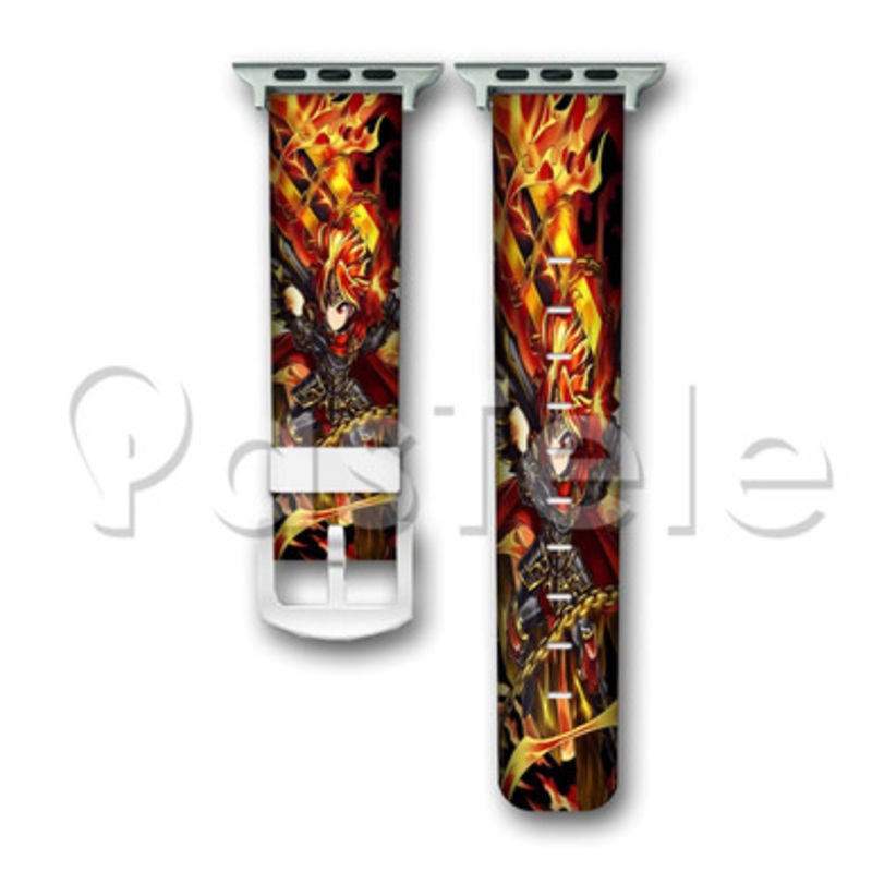 BRave Frontier Custom Personaliez Apple Watch Band 38mm 40mm 42mm 44mm Leather