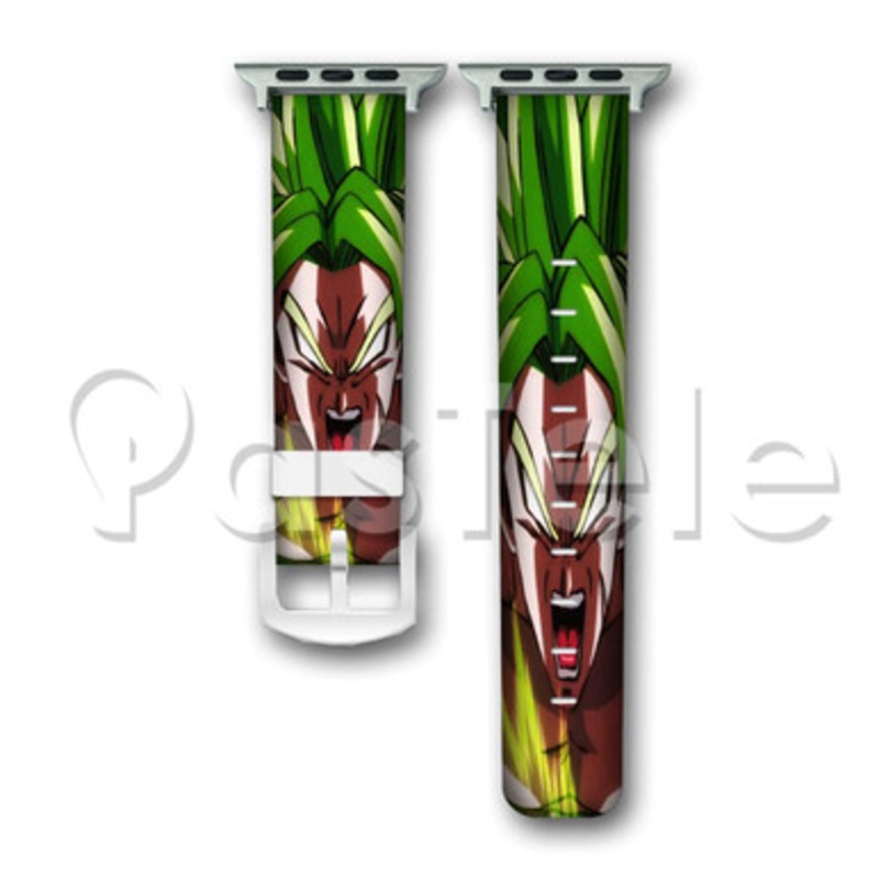 Broly Custom Personaliez Apple Watch Band 38mm 40mm 42mm 44mm Leather