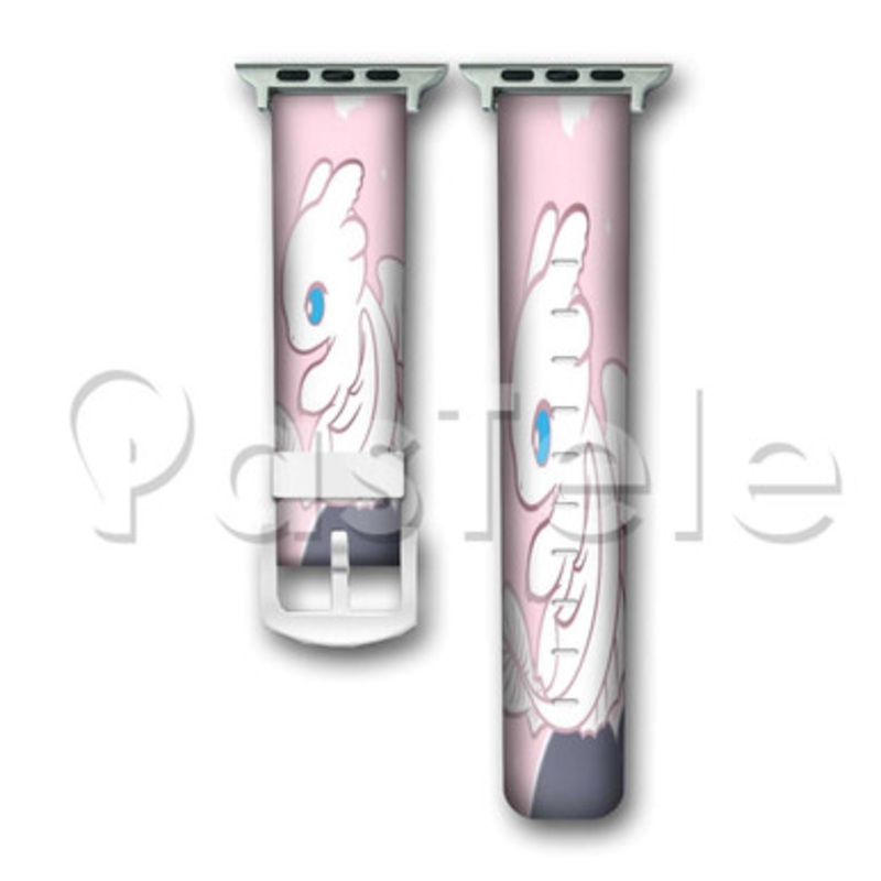 Cute Lightfury Custom Personaliez Apple Watch Band 38mm 40mm 42mm 44mm Leather