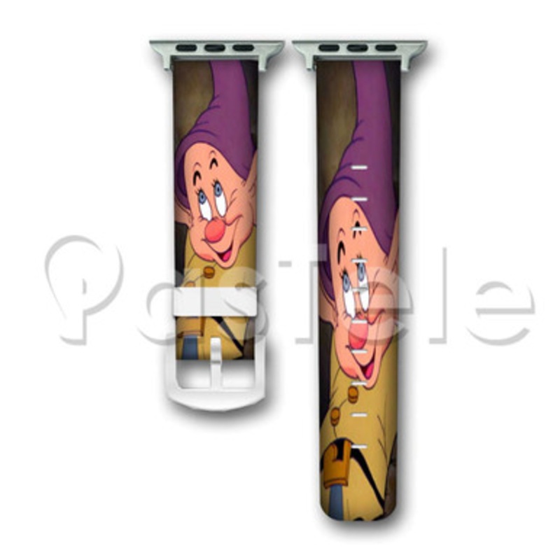 Dopey Custom Personaliez Apple Watch Band 38mm 40mm 42mm 44mm Leather