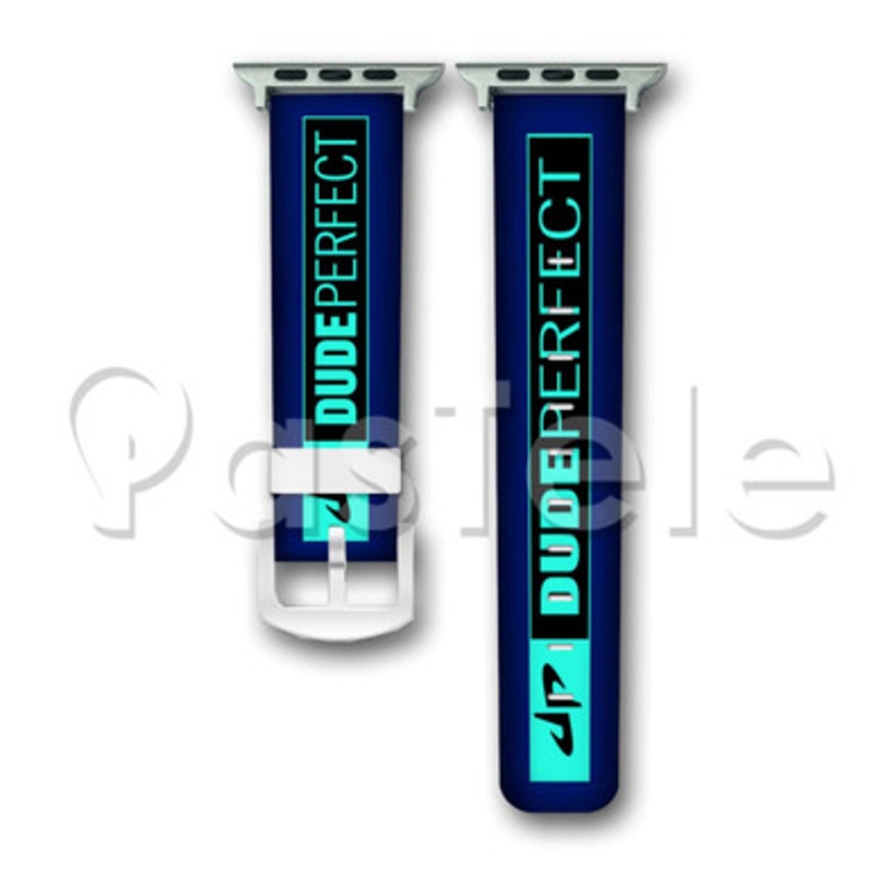 Dude Perfect Custom Personaliez Apple Watch Band 38mm 40mm 42mm 44mm Leather