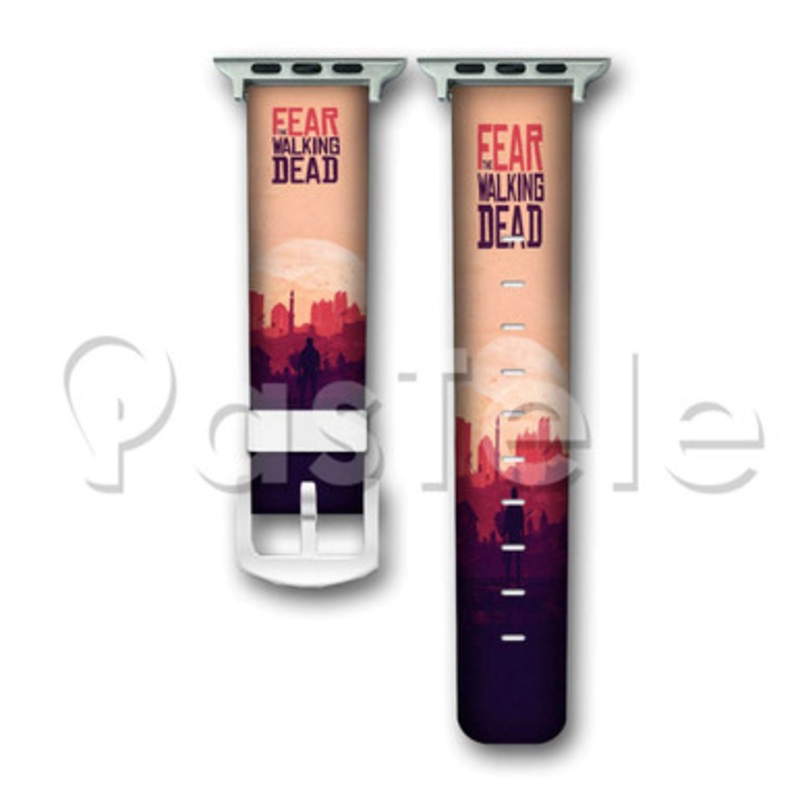 Fear The Walking Dead Custom Personaliez Apple Watch Band 38mm 40mm 42mm 44mm Leather