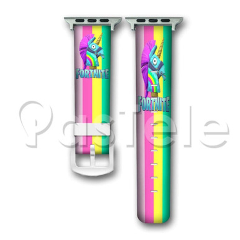 Fortnite Unicorn Custom Personaliez Apple Watch Band 38mm 40mm 42mm 44mm Leather