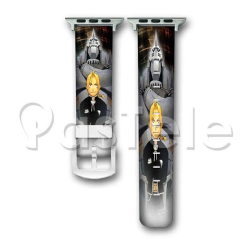 Fullmetal Alchemist Alphonse Elric and Edward Elric Custom Personaliez Apple Watch Band 38mm 40mm 42