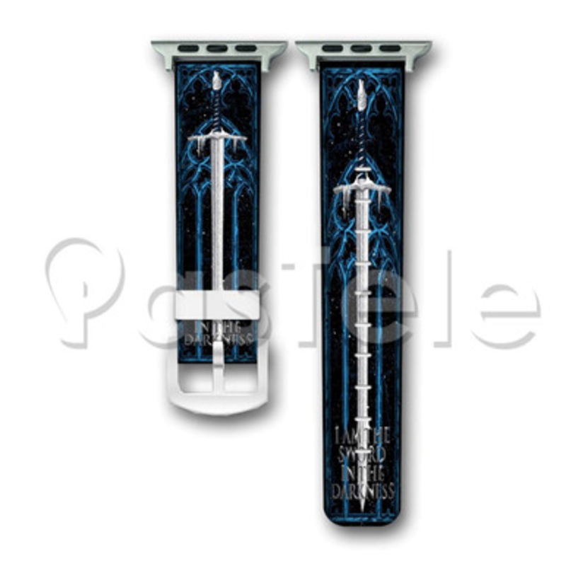 Game of Thrones Sword Custom Personaliez Apple Watch Band 38mm 40mm 42mm 44mm Leather