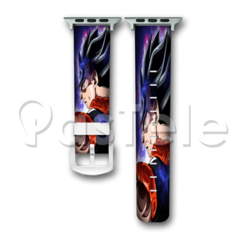 Gogeta Dragon Ball Super Custom Personaliez Apple Watch Band 38mm 40mm 42mm 44mm Leather