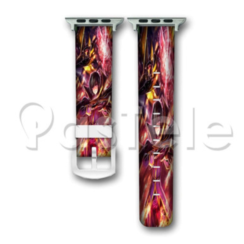 Hangyaku no Lelouch Code Geass Custom Personaliez Apple Watch Band 38mm 40mm 42mm 44mm Leather
