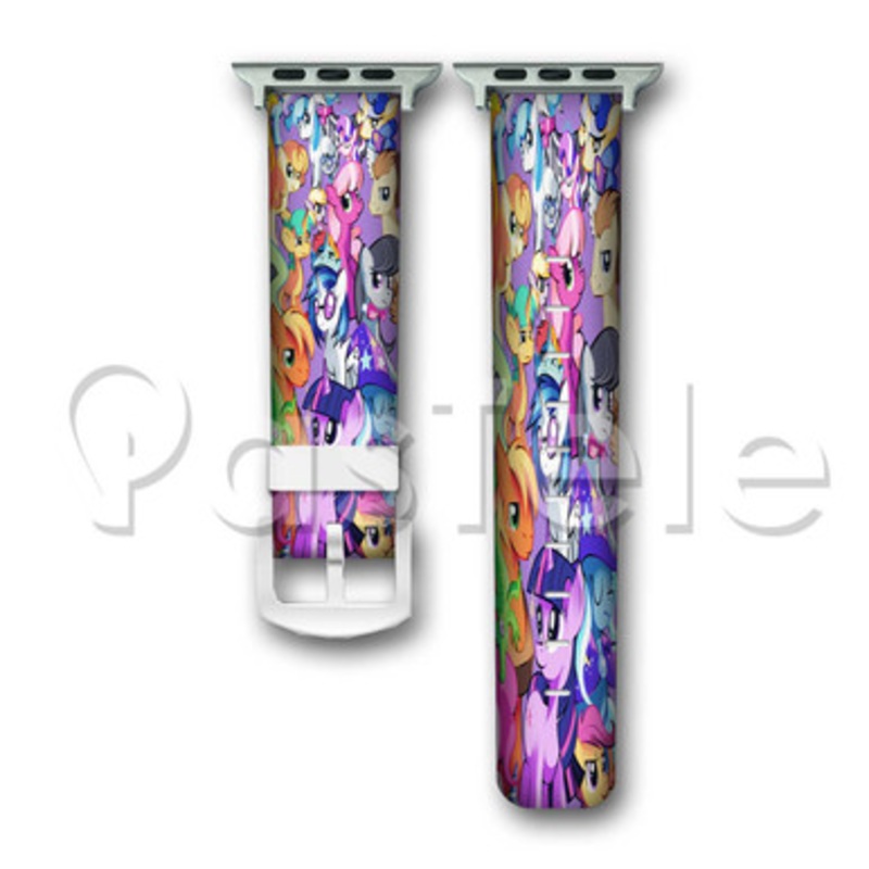 My Little Pony Friendship Is Magic Custom Personaliez Apple Watch Band 38mm 40mm 42mm 44mm Leather