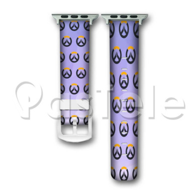 Overwatch Custom Personaliez Apple Watch Band 38mm 40mm 42mm 44mm Leather