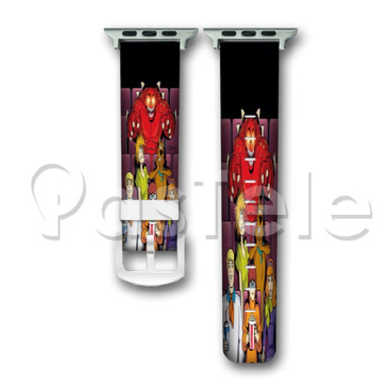 Scooby Doo and Monsters Custom Personaliez Apple Watch Band 38mm 40mm 42mm 44mm Leather