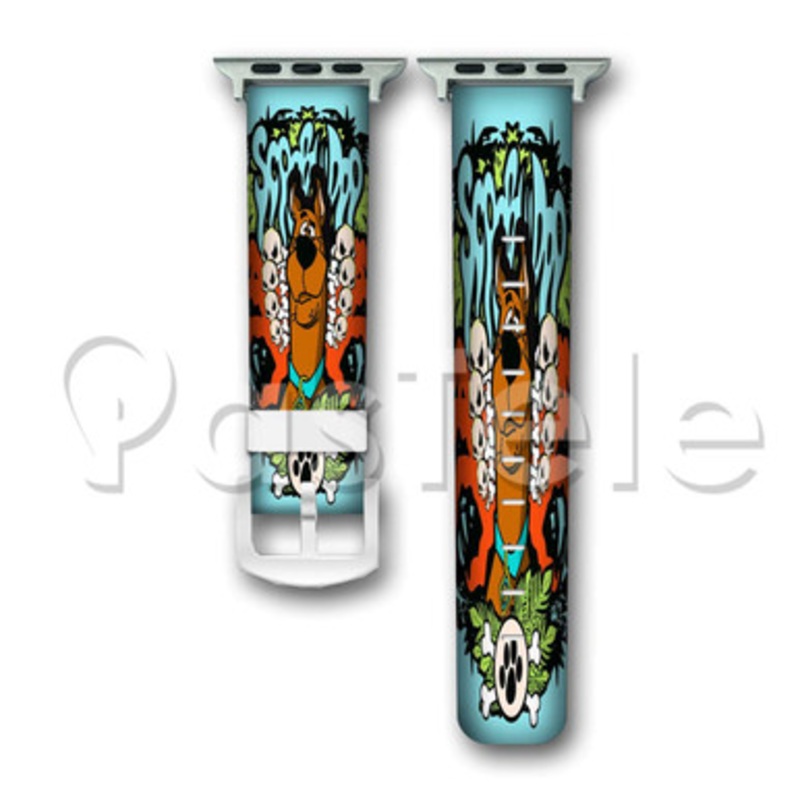 Scooby Doo Custom Personaliez Apple Watch Band 38mm 40mm 42mm 44mm Leather