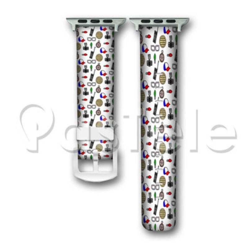 Stranger Things 2 Custom Personaliez Apple Watch Band 38mm 40mm 42mm 44mm Leather