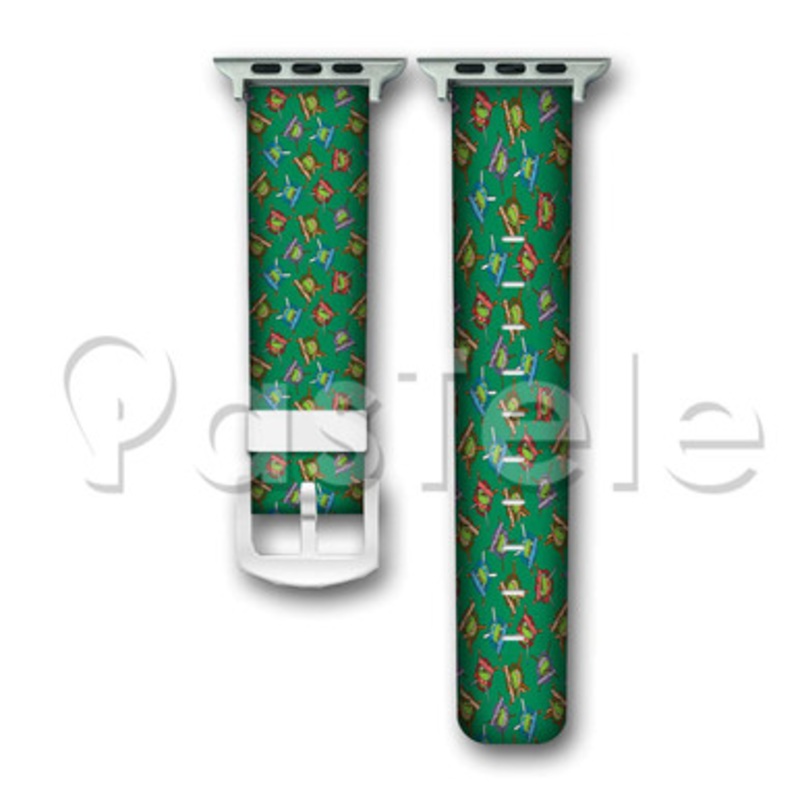 Teenage Mutant Ninja Turtles Custom Personaliez Apple Watch Band 38mm 40mm 42mm 44mm Leather