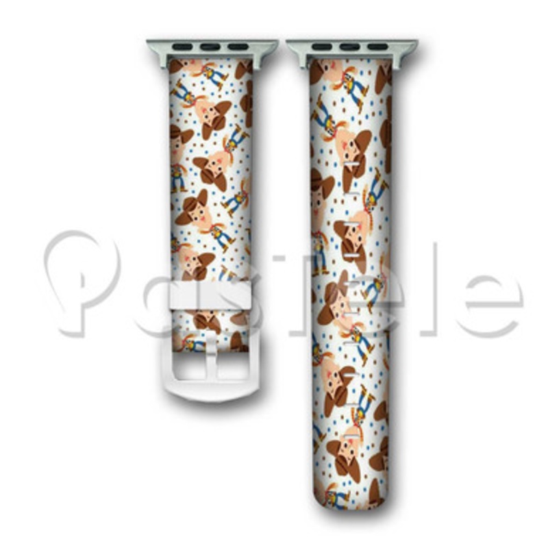 Woody Toy Story Custom Personaliez Apple Watch Band 38mm 40mm 42mm 44mm Leather