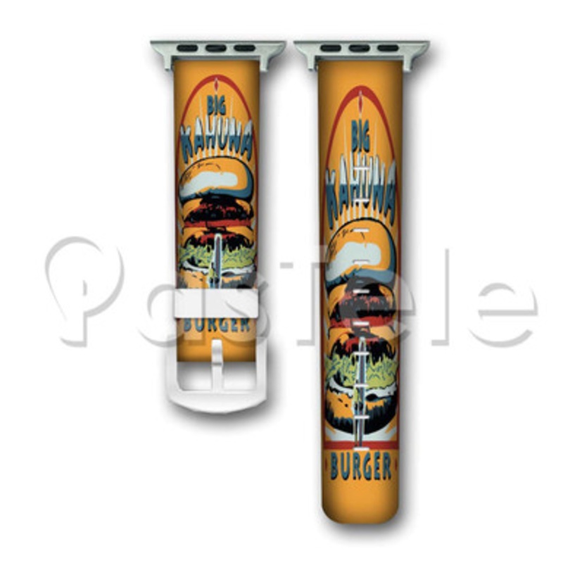 Big Kahuna Burger Custom Personaliez Apple Watch Band 38mm 40mm 42mm 44mm Leather