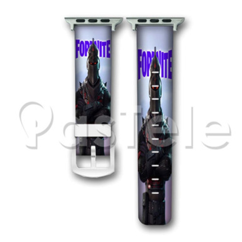 Fortnite Black Knight Custom Personaliez Apple Watch Band 38mm 40mm 42mm 44mm Leather
