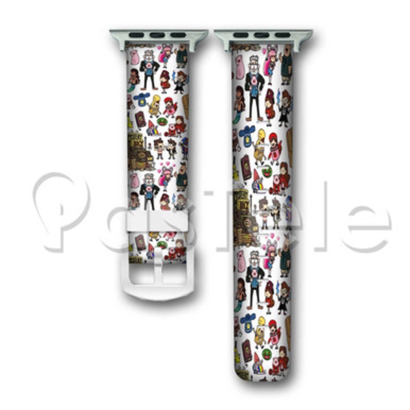 Gravity Falls Custom Personaliez Apple Watch Band 38mm 40mm 42mm 44mm Leather
