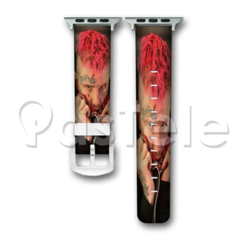 Lil Peep Custom Personaliez Apple Watch Band 38mm 40mm 42mm 44mm Leather