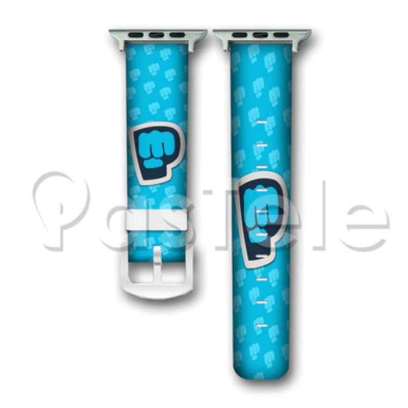 Pew Die Pie Custom Personaliez Apple Watch Band 38mm 40mm 42mm 44mm Leather