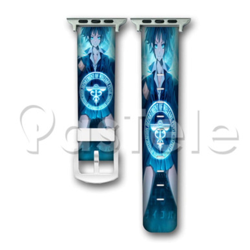 Psycho Pass Ministry of Welfare Custom Personaliez Apple Watch Band 38mm 40mm 42mm 44mm Leather