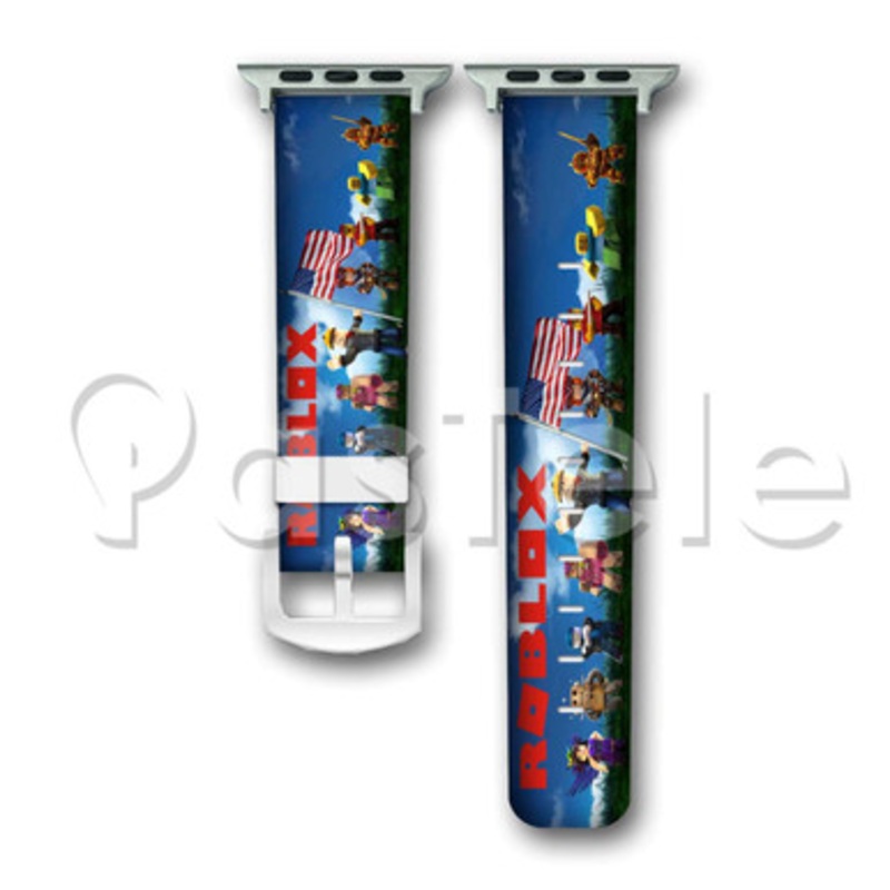Roblox Game Custom Personaliez Apple Watch Band 38mm 40mm 42mm 44mm Leather