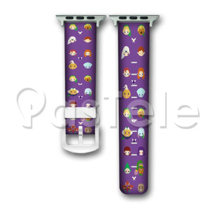 The Legends of Zelda Majoras Mask Collage Custom Personaliez Apple Watch Band 38mm 40mm 42mm 44mm Le