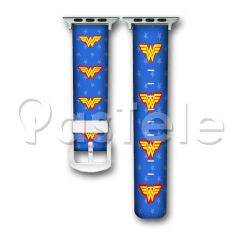 Wonder Woman 2 Custom Personaliez Apple Watch Band 38mm 40mm 42mm 44mm Leather