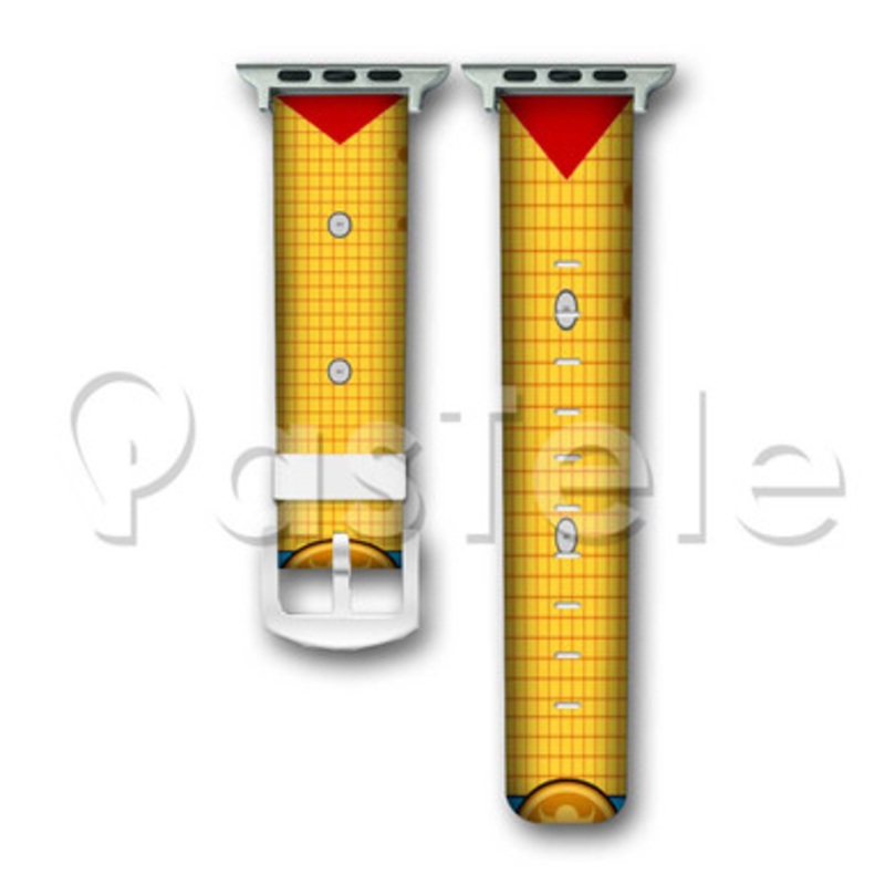 Woody Toy Story Disney Custom Personaliez Apple Watch Band 38mm 40mm 42mm 44mm Leather