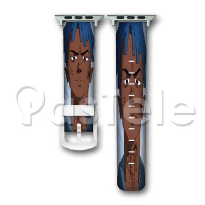 XXXTentacion Sauce Custom Personaliez Apple Watch Band 38mm 40mm 42mm 44mm Leather
