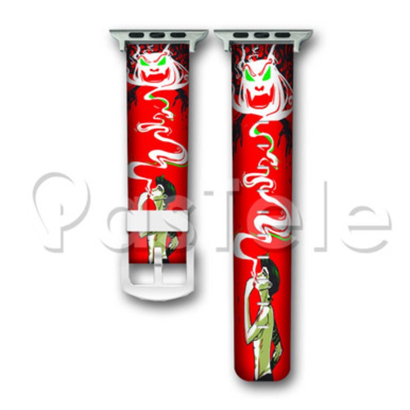 American Dragon Jake Long Custom Personaliez Apple Watch Band 38mm 40mm 42mm 44mm Leather