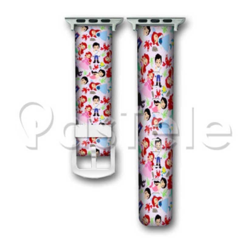 Ariel Princess Disney Custom Personaliez Apple Watch Band 38mm 40mm 42mm 44mm Leather