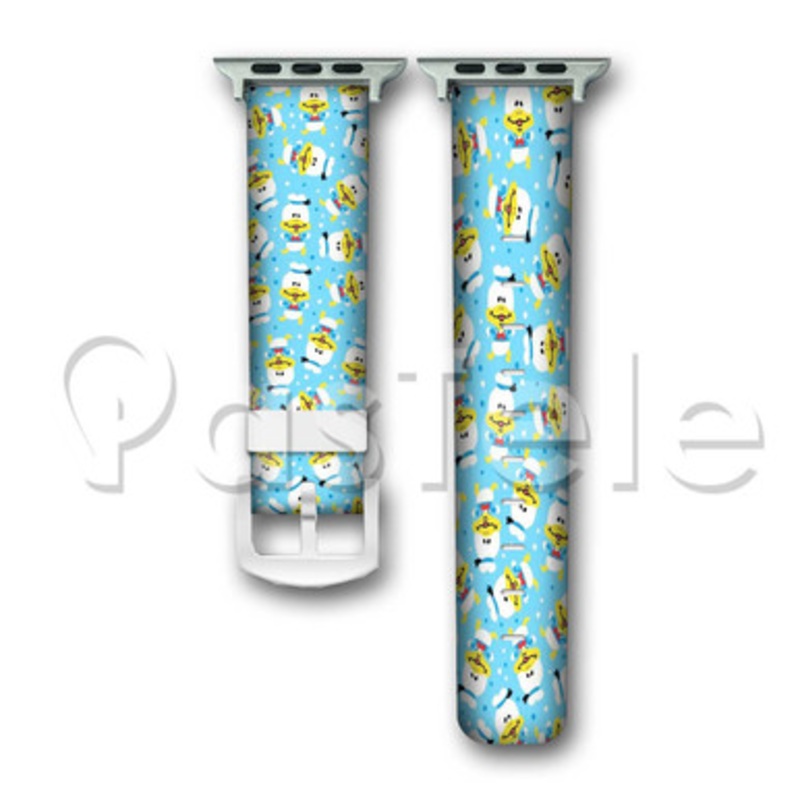 Child DOnald Duck Custom Personaliez Apple Watch Band 38mm 40mm 42mm 44mm Leather