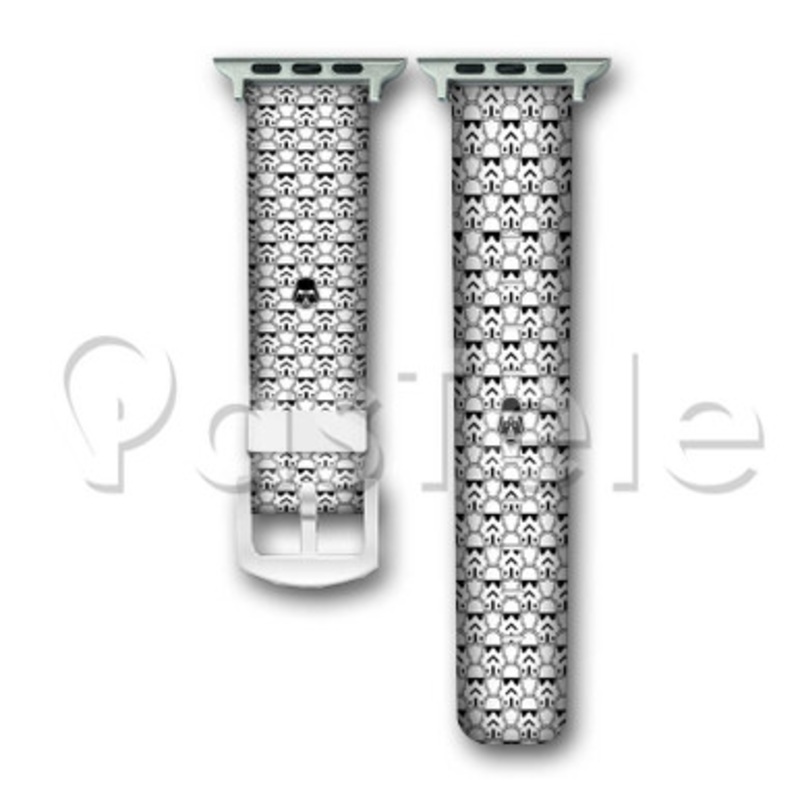 Darth Vader Stormtroopers Star Wars Custom Personaliez Apple Watch Band 38mm 40mm 42mm 44mm Leather