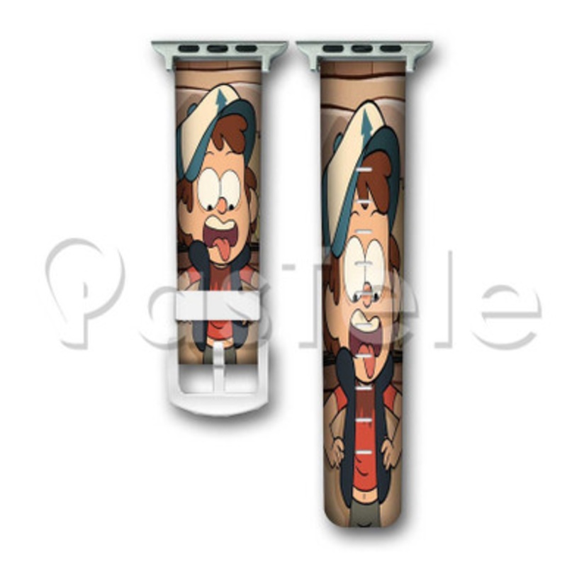 Dipper Pines Gravity Falls Custom Personaliez Apple Watch Band 38mm 40mm 42mm 44mm Leather