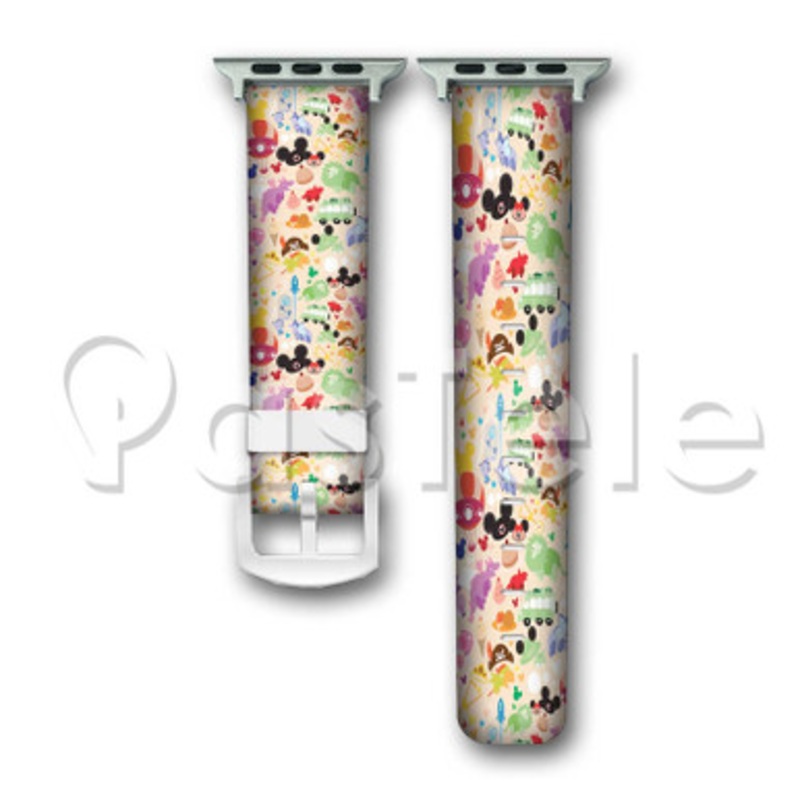 Disney Kids Custom Personaliez Apple Watch Band 38mm 40mm 42mm 44mm Leather