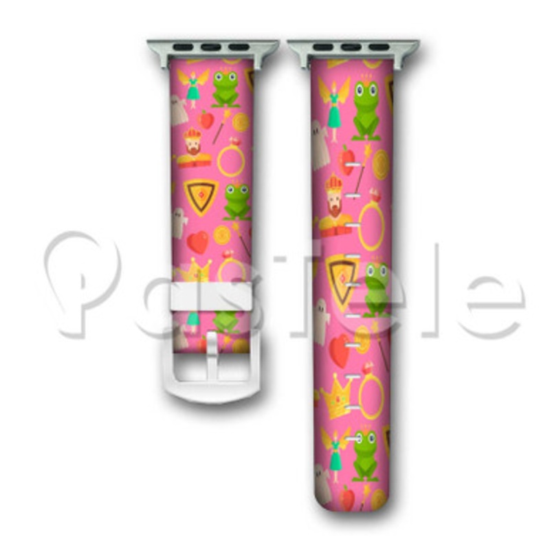 Fairy Tale Disney Custom Personaliez Apple Watch Band 38mm 40mm 42mm 44mm Leather