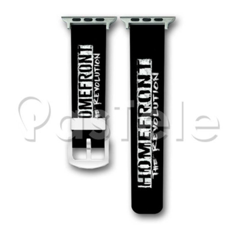 Homefront The Revolution Custom Personaliez Apple Watch Band 38mm 40mm 42mm 44mm Leather