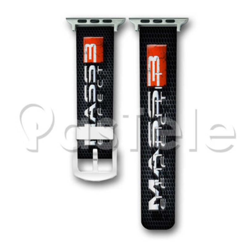 Mass Effect 3 Custom Personaliez Apple Watch Band 38mm 40mm 42mm 44mm Leather