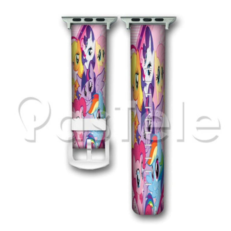 My Little pony Custom Personaliez Apple Watch Band 38mm 40mm 42mm 44mm Leather
