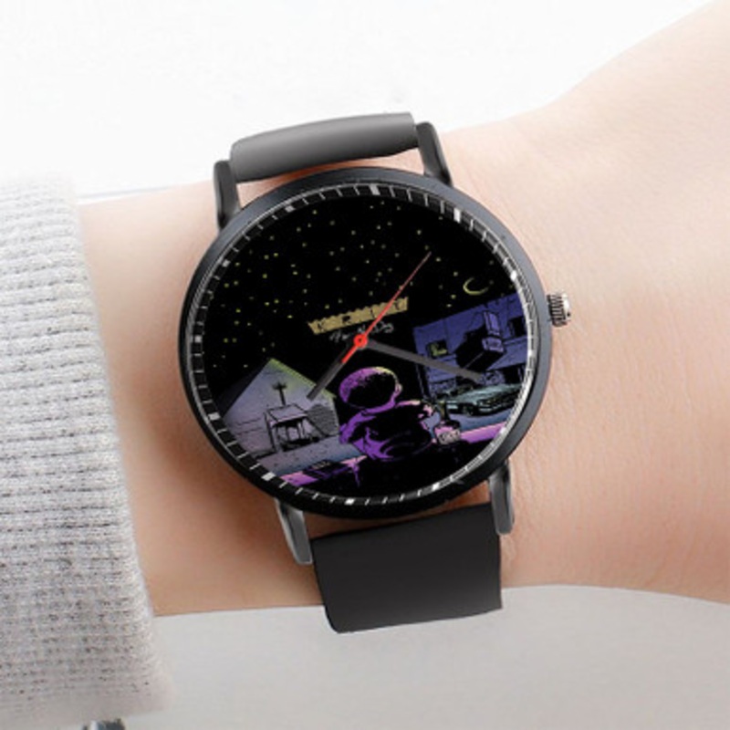 Pastele Big KRIT Watch Custom Unisex Black Quartz Watch Premium Gift Box Watches