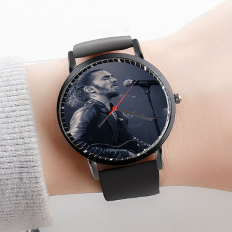 Pastele Dennis Lloyd Watch Custom Unisex Black Quartz Watch Premium Gift Box Watches