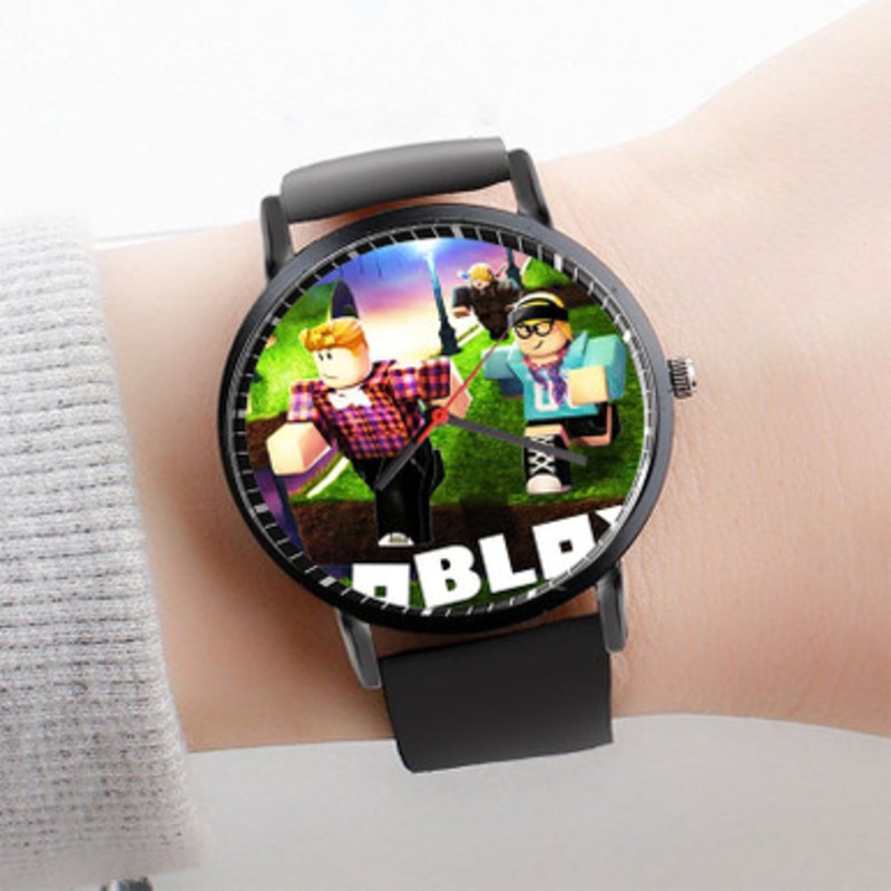 Pastele Roblox Awesome Watch Custom Unisex Black Quartz Watch Premium Gift Box Watches